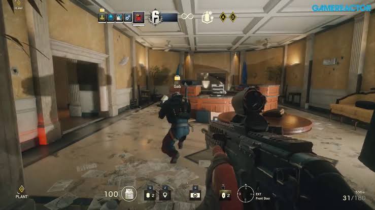 Positioning, crosshair placement, and room control in Rainbow Six Siege, do AI tạo