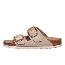 Birkenstock Arizona Washed Metallic Rose Gold Birkenstock W Arizona Big Buckle Birkenstock Buckle Birkenstock Arizona