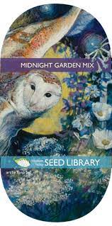 Hudson Valley Seeds Art Pack Midnight Garden Mix Seed Art Seed Company Midnight Garden