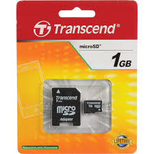 Sd card 16m 32m 64mb 128m 256m 512mb 1gb 2gb secure digital sdandard memory card. Transcend 1gb Microsd Memory Card With Microsd Adapter Ts1gusd