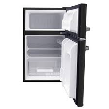 One of the biggest considerations that you will need to think about is what you want the fridge for. Magic Chef Retro 3 2 Cu Ft 2 Door Mini Fridge In Black Hmcr320be The Home Depot Mini Fridge Color Refrigerator Magic Chef