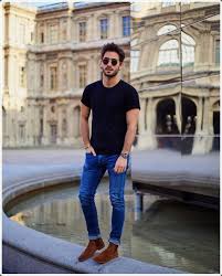Black Jeans And Brown Boots Men Awesome 47 Awesome Boots Men Winter Ideas Mens Street Style Mens Casual Outfits Mens Outfits