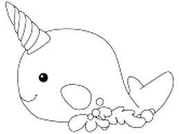 Adorable cute narwhal coloring pages. Narwhal Baby Unicorn Coloring Pages Novocom Top