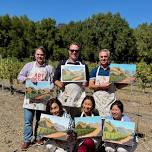 Painting in the Vineyard at Koehler Winery