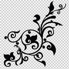 Download clker's floral pattern clip art and related images now. Flower Pattern Png Clipart Artwork Black Black And White Branch Computer Icons Free Png Download