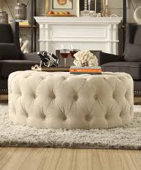 Homebelle Beige Montvale Round Cocktail Ottoman Zulily Furniture Ottoman Coffee Table Home Decor Inspiration
