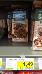 You said it, cookie monster. Edeka Double Chocolate Cookies Preis Angebote Kalorien Nutri Score