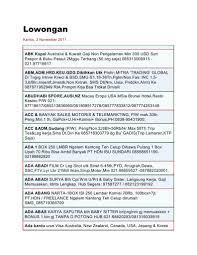 Sistem borongan dibagi menjadi dua sistem lagi, yaitu : Lowongan