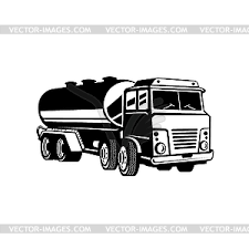 By continuing to browse you are agreeing to our use of cookies and other tracking technologies. Tank Truck Fuel Truck Or Tanker Truck Retro Stock Vector Clipart