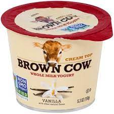 Is brown cow yogurt organic. Brown Cow Vanilla Whole Milk Yogurt 5 3 Oz Nutrition Information Innit