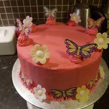 We have thousands of simple birthday cake decorating ideas for people to optfor. Nice Simple Birthday Cake 13 Year Old Girls Like Butterfly S And Pink Right Imgur
