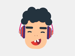 Welcome to the epic world of the living animations! Images Of Cartoon Listening To Music Gif