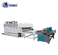 Corrugated Carton Cardboard Flexo Printing Machine Semi-Auto Die Cutting  Paper Board Machine