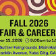Fall 2026 Job Fair and Career Expo