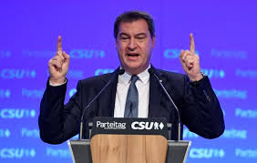 Премьер-министр Баварии Маркус Зёдер избран председателем  Христианско-социального союза - ТАСС