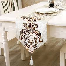 The waterproof and stain resistant collection was designed to protect your table and make its cleaning. Cotton Table Runner With Tassles Table Top Decoration Home Decor For Living Rooms Dinner Parties Coffee Tables Banquets 33 X 210 Cm Buy Online In Dominica At Dominica Desertcart Com Productid 61311253