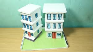 Www.eshomedesign.in es home design facebook page : Thermocol Se Ghar Banane Ka Tarika Diy How To Make Thermocol House For School Project Youtube
