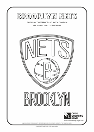 See more ideas about coloring pages, cool coloring pages, nba basketball teams. Cool Coloring Pages Nba Teams Logos Brooklyn Nets Logo Coloring Page With Net Logo Cool Coloring Pages Nba Teams Logos