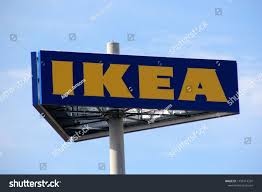 Riga Latvia August 06 2018 New Ikea Store Large Ikea Signboard The Last Repair Work Before Opening In The A Swedish Furniture Retail Furniture Ikea Store