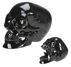Black Skull Skull Statue Skull Black Crystals