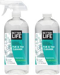 Rub the paste on the stain and let stand for 30 minutes to one hour, then wipe and rinse. Amazon Com Better Life Natural Tub And Tile Cleaner Tea Tree And Eucalyptus 32 Fl Oz Pack Of 2 Health Personal Care