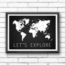 Ya, benua ini mempunyai 2 pulau terbesar di dunia yakni pulau tanah hijau atau yang dikenal dengan greenland. Jual World Map Print Art Let S Explore Wall Poster Peta Dunia Online Mei 2021 Blibli