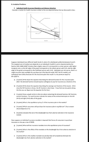 Selzer's comprehensive 2017 biography, h. B Analytical Problems Consider A Market For Healt Chegg Com