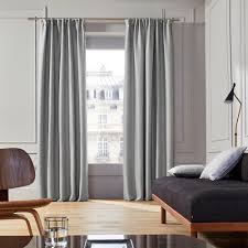 Hormis le rideau blanc, les autres modèles se composent de deux coloris, une pour le rideau et le voilage et. Rideau Gris Perle