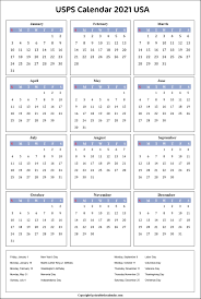 Usps 2020 pay dates and leave year | 21st century postal. Usps Holiday Schedule 2021 Usps Calendar 2021 Printable The Calendar