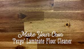 diy pergo laminate floor cleaner