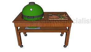 Big Green Egg Xl Table Plans Howtospecialist How To Build Step By Step Diy Plans Big Green Egg Table Plans Big Green Egg Table Big Green Egg Xl