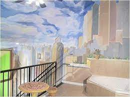 The Manhattan Skyline Room Found In A Hotel In Florida Florida Hotels Themed Hotel Rooms Wildwood Inn