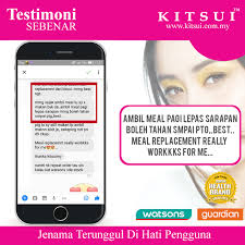 Find a large selection of meal replacement powders, supplements, and drinks from top brands. Kitsui Meal Replacement Dan Belly Loss Fiber Blog Farah Sanusi