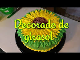 Ver más ideas sobre decoración de pasteles, pasteles cuadrados, pastel rectangular. Pastel Decorado De Girasol Youtube