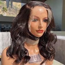 Raw human hair custom made wig