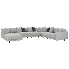 The sylvie customizable 5 seat sectional, made by robin bruce, is brought to you by sprintz furniture. Robin Bruce Neval Contemporary 7 Piece Modular Sectional With Ottoman Steger S Furniture Sectional Sofas