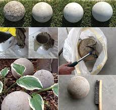 Gartenkugeln Basteln Aus Beton Als Beispiel Fur Moderne Gartendekoration Gartenkugeln Gartendeko Selber Machen Garten Deko