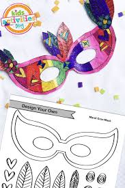 Printable Mardi Gras Mask Craft Mardi Gras Mask Template Mardi Gras Mask Mardi Gras Crafts