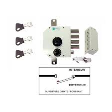 Serrure Multipoint En Applique Porte De Garage Basculante Serrure Etoile Blanche
