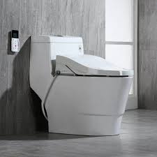 The mainstays toilet seat will easily match and enhance your bathroom decor. Woodbridge 1 28 Gpf Water Efficient Elongated One Piece Toilet Seat Included Reviews Wayfair