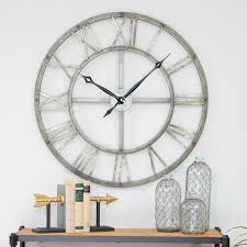 Oversized Vergara Metal 32 Wall Clock Country Wall Clock Metal Wall Clock Oversized Wall Clock