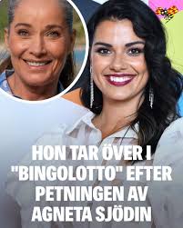 Agneta Sjödin petas från ”Bingolottos sommarkvällar”. Nu berättar TV4 att  det blir Carin da Silva som tar över. Läs mer på:  https://www.expressen.se/noje/hon-tar-over-efter-agneta-sjodins-petning-i-bingolotto/?utm_medium=Social&utm_campaign  ...