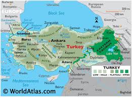 When you let go and finish dragging the map the other map will then show you where about's on the earth the far end of the imaginary tunnel will be. Turkey Maps Facts World Atlas