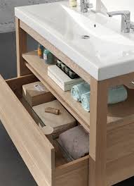 plan vasque en ceramique cedam largeur 60 90 120cm gamme oakland en bois massif meuble salle de bain amenagement salle d eau meuble vasque bois