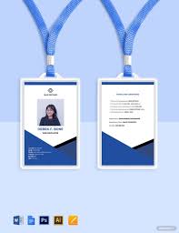 Id printing service with fast shipping! Instantly Download Free Sample Software Company Id Card Template Sample Example In Microsoft Word Company Id Id Card Template Business Card Template Design