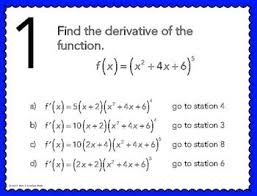 Printable math worksheets @ www.mathworksheets4kids.com. Derivatives Using The Chain Rule Activity Digital And Print Chain Rule Ap Calculus Basic Algebra Worksheets