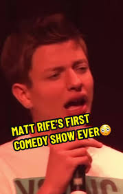 Matt Rife’s first ever comedy show at 17 years old in 2013 #fypシ #mattrife  #mattrifecomedy #comedy #standup