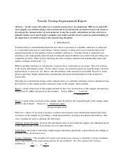 Tensile testing, also known as tension testing, is a fundamental materials science and engineering test in which a sample is subjected to a controlled tension until failure. Engg100 Tensile Testing Experimental Report Tensile Testing Experimental Report Abstract In This Report The Effect Of A Constant Tension Force On Course Hero