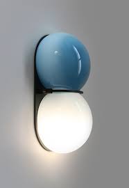 Twin Light In Blue Light Lights Wall Sconce Lighting