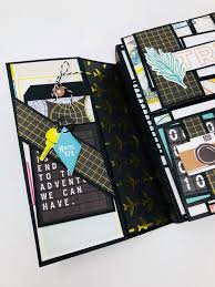 Foto Folios 3 Minis Style 2 Paper Used Paper Studio Hobby Lobby The Getaway And Crate Paper Here And There Deal O Mini Albums Crate Paper Scrapbook Albums